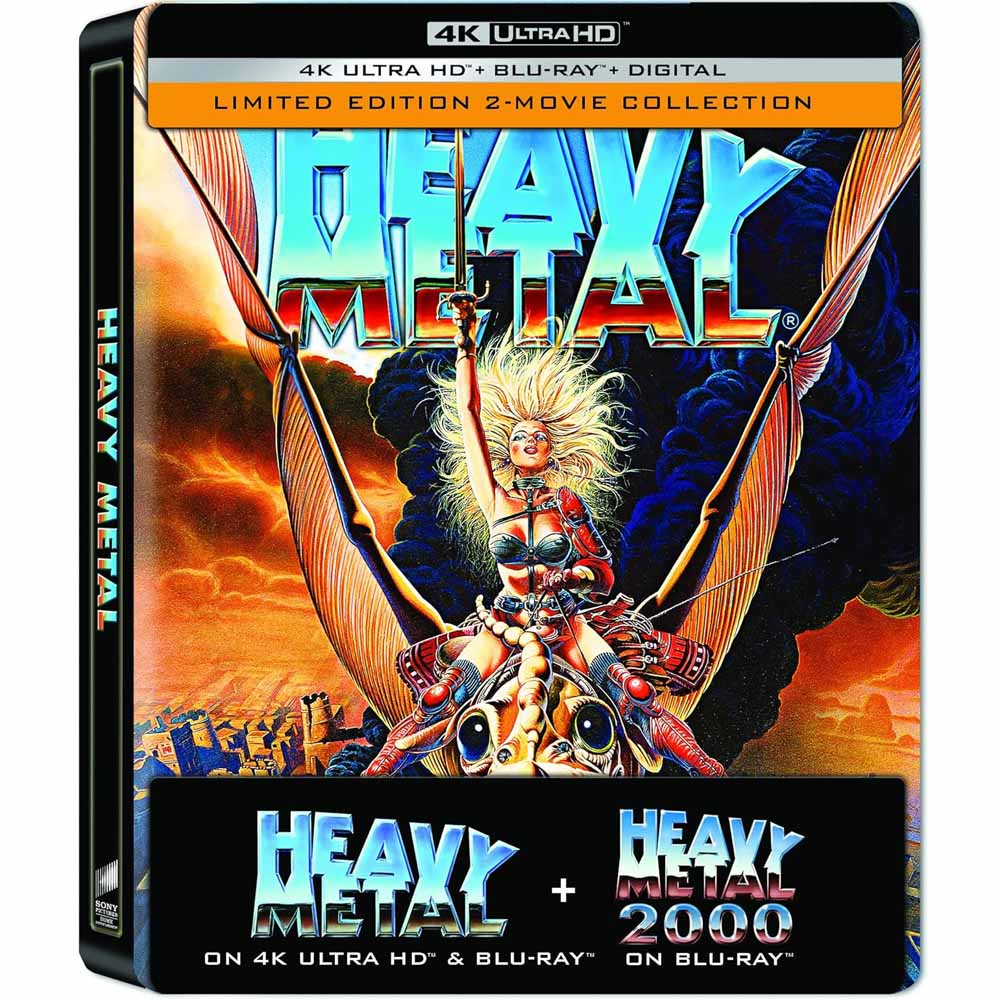 
  
  Heavy Metal (4K UHD + Blu-Ray) / Heavy Metal 2000 (Blu-Ray) Steelbook (US Import)
  
