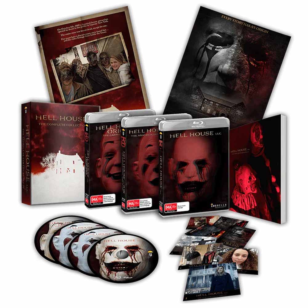 
  
  Hell House LLC: The Complete Collection I-IV (Limited Collector's Edition) Blu-Ray Box Set (Australia Import)
  
