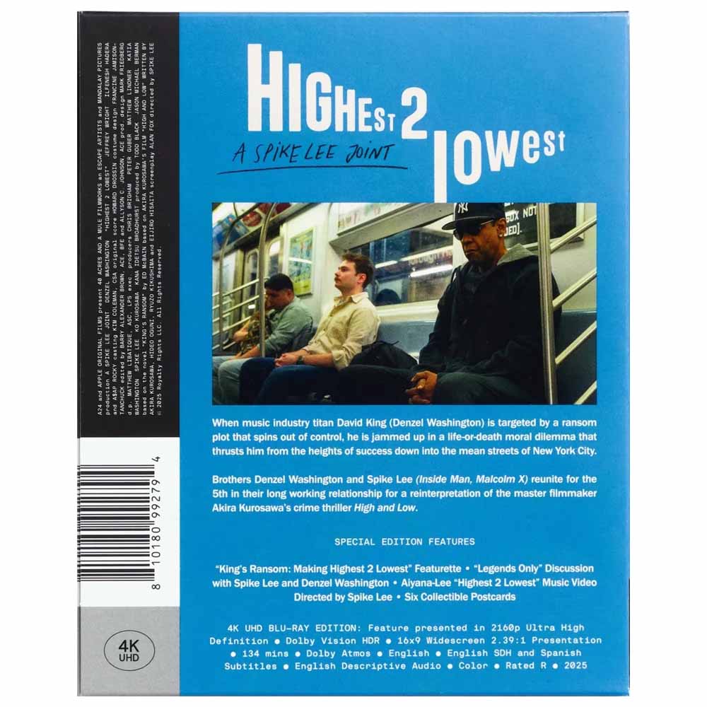 Highest 2 Lowest 4K UHD (US Import)