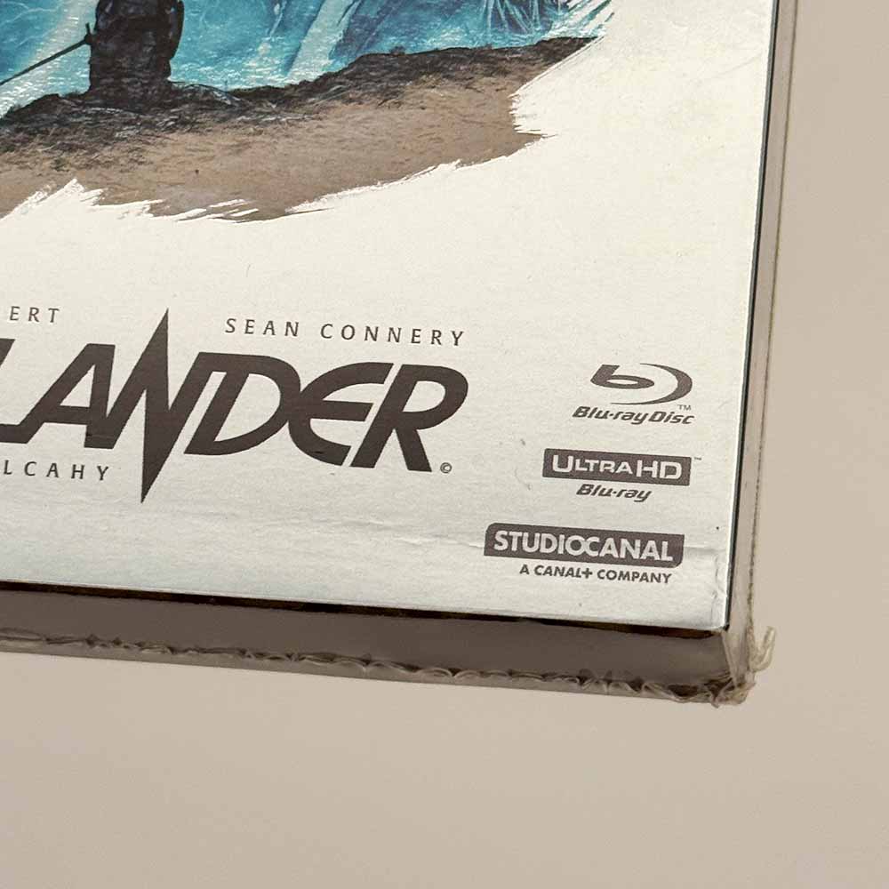 Highlander (40th Anniversary Edition) 4K UHD + Blu-Ray (UK Import) *dañado - ver foto*