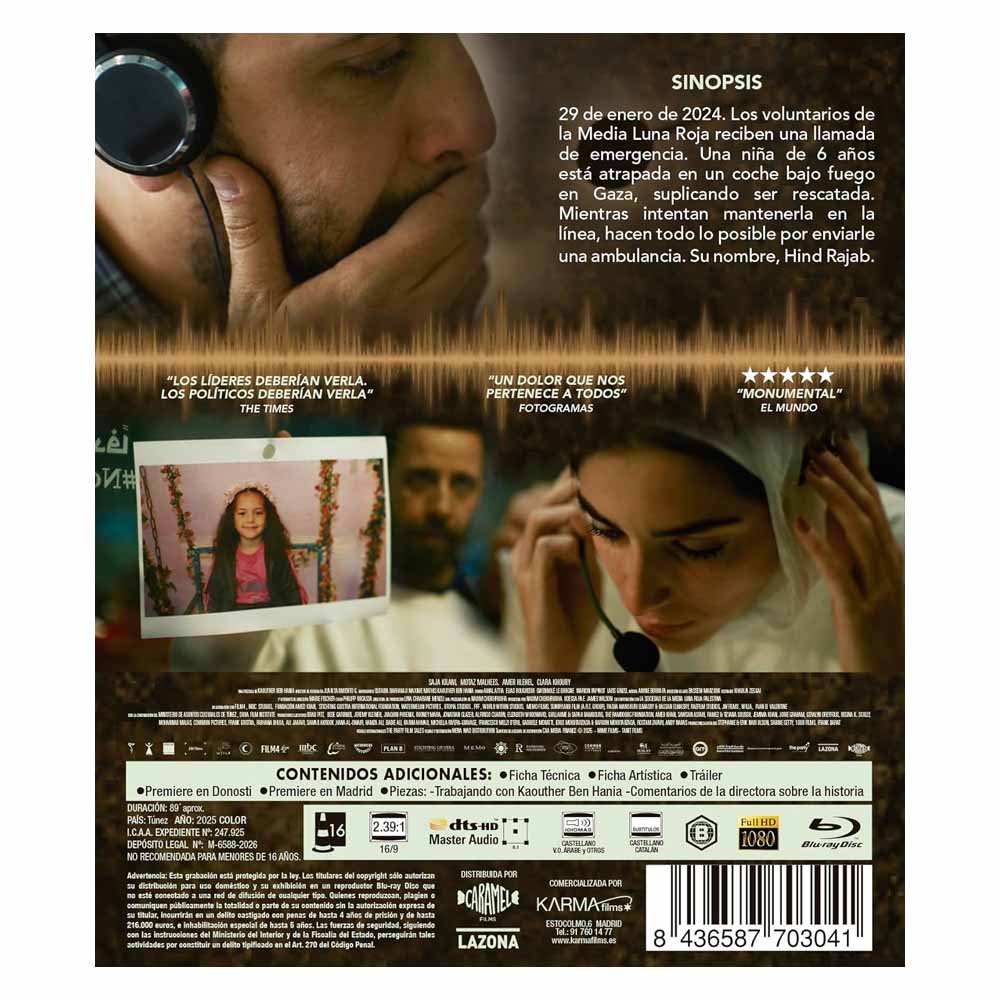 La voz de Hind Blu-Ray