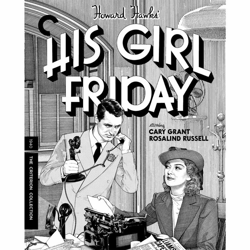 His Girl Friday 4K UHD + Blu-Ray (US Import) Criterion