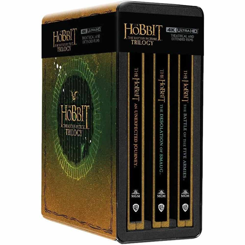 The Hobbit: The Motion Picture Trilogy (Steelbook) 4K UHD Box Set (UK Import)