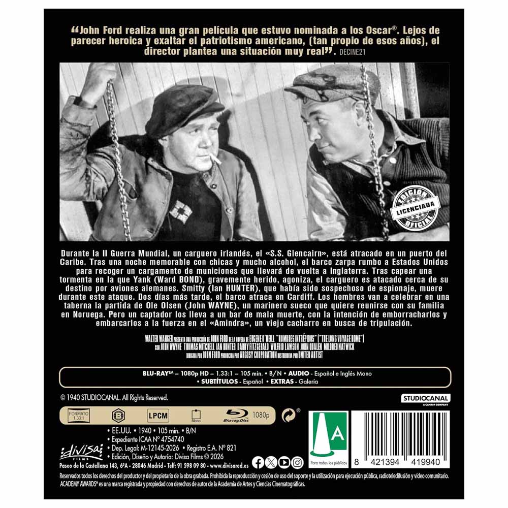 Hombres Intrépidos Blu-Ray