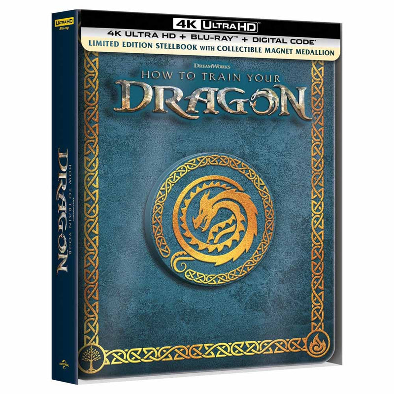 How to train your Dragon (Steelbook) 4K UHD + Blu-Ray (US Import)