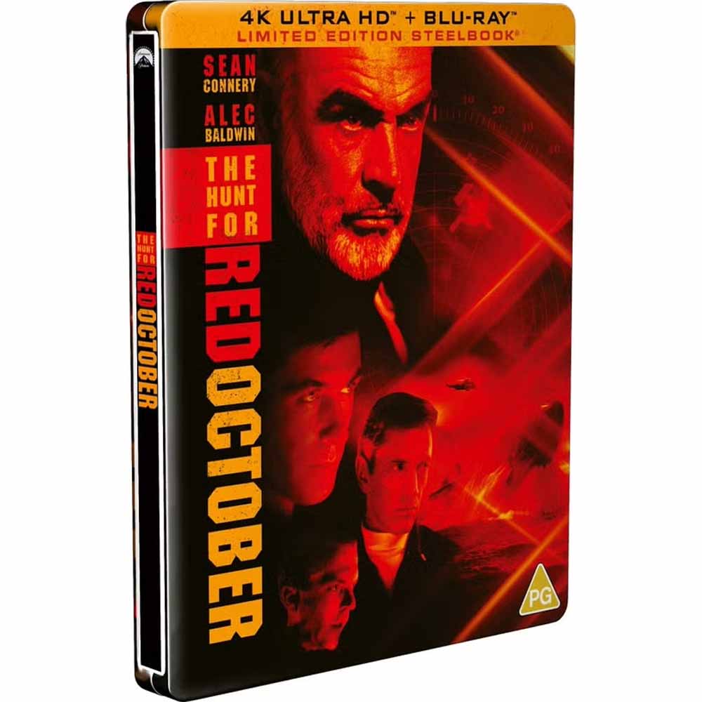 The Hunt for Red October (Steelbook) 4K UHD + Blu-Ray (UK Import)