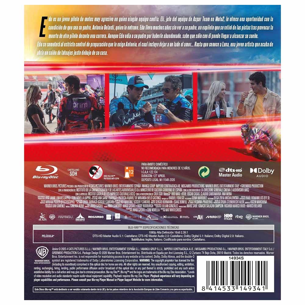Ídolos Blu-Ray