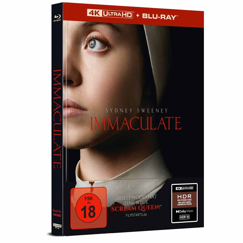 
  
  Immaculate (Germany Import) 4K UHD + Blu-Ray
  
