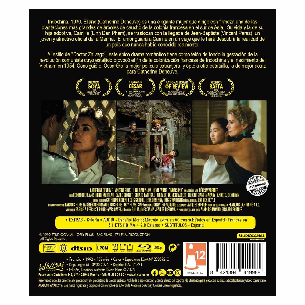 Indochina Blu-Ray