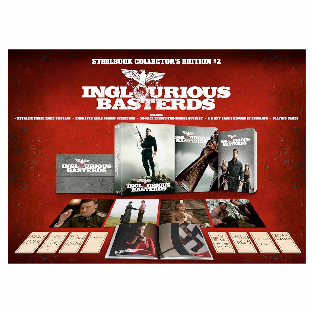 
  
  Inglourious Basterds Steelbook 4K UHD + Blu-Ray (UK Import)
  
