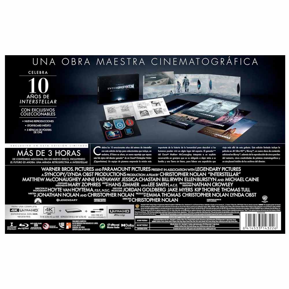 Interstellar - Edición Coleccionista 4K UHD + Blu-Ray