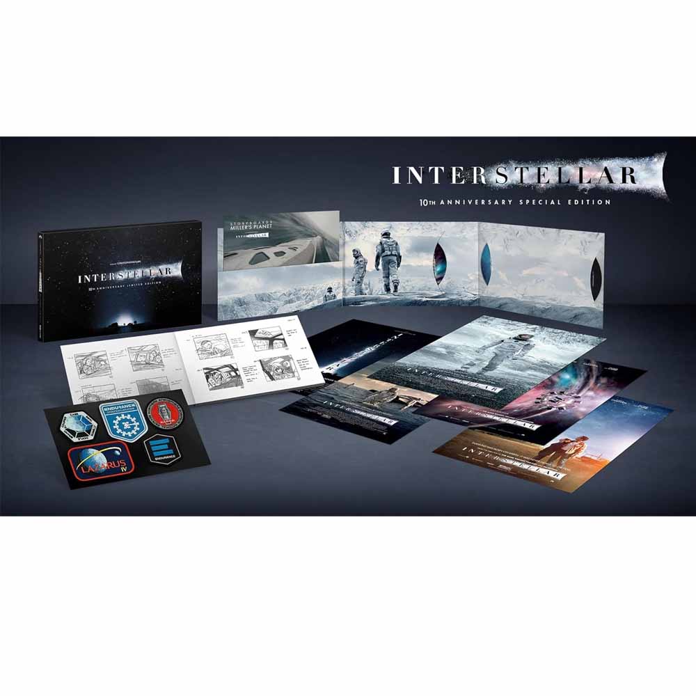 
  
  Interstellar (Limited 10th Anniversary Collector's Edition) 4K UHD + Blu-Ray (UK Import)
  
