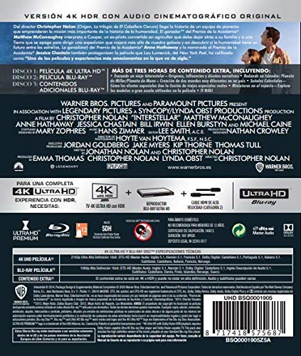 Interstellar 4K UHD + Blu-Ray