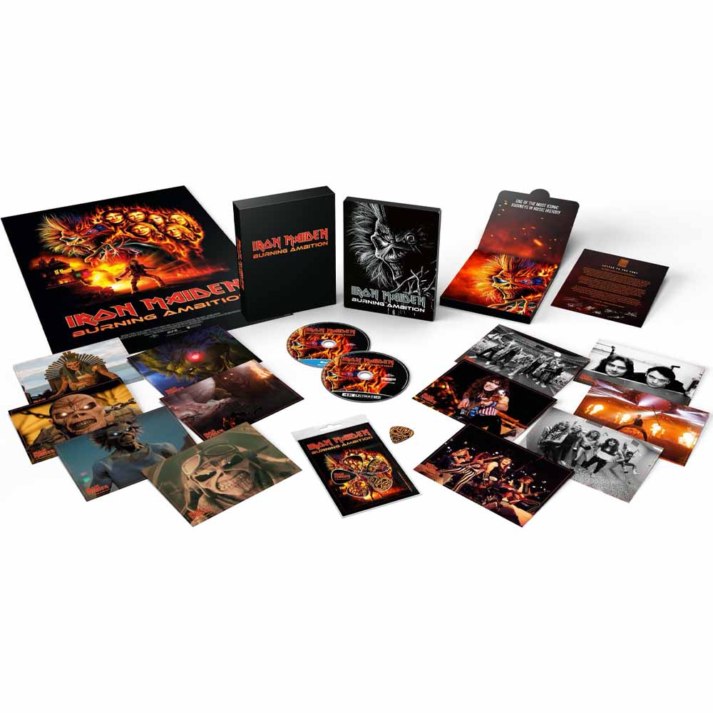 Iron Maiden: Burning Ambition (Collector's Edition + Steelbook) 4K UHD + Blu-Ray (UK Import) Universal Studios