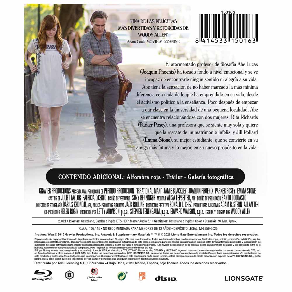 Irrational Man Blu-Ray