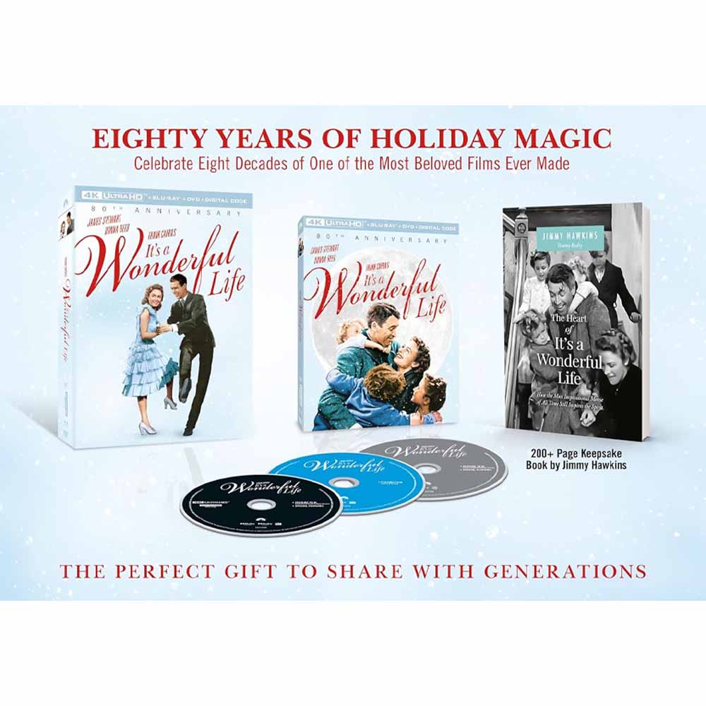 It's a Wonderful Life (80th Anniversary Edition) 4K UHD + Blu-Ray (US Import) Paramount