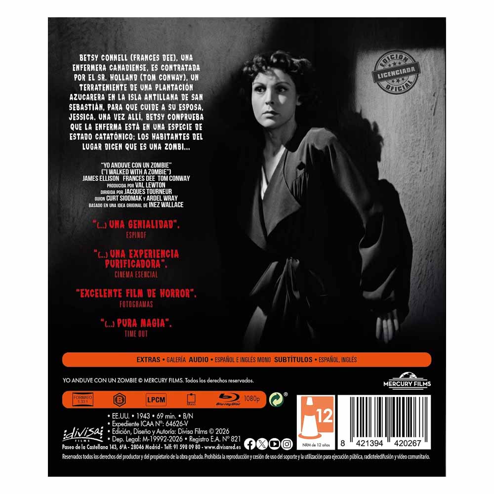 Yo Anduve con un Zombie Blu-Ray