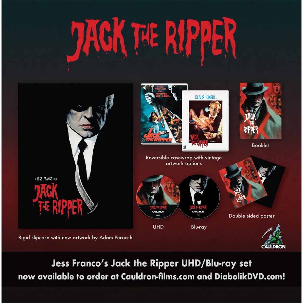 Jack the Ripper (Limited Edition) 4K UHD + Blu-Ray (US Import) Cauldron Films
