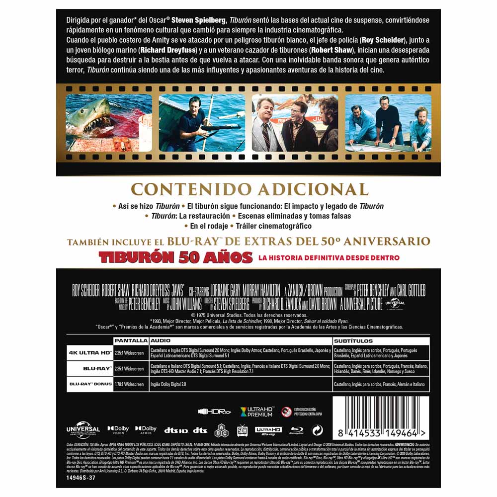 Tiburón - Edición Metálica 4K UHD + Blu-Ray