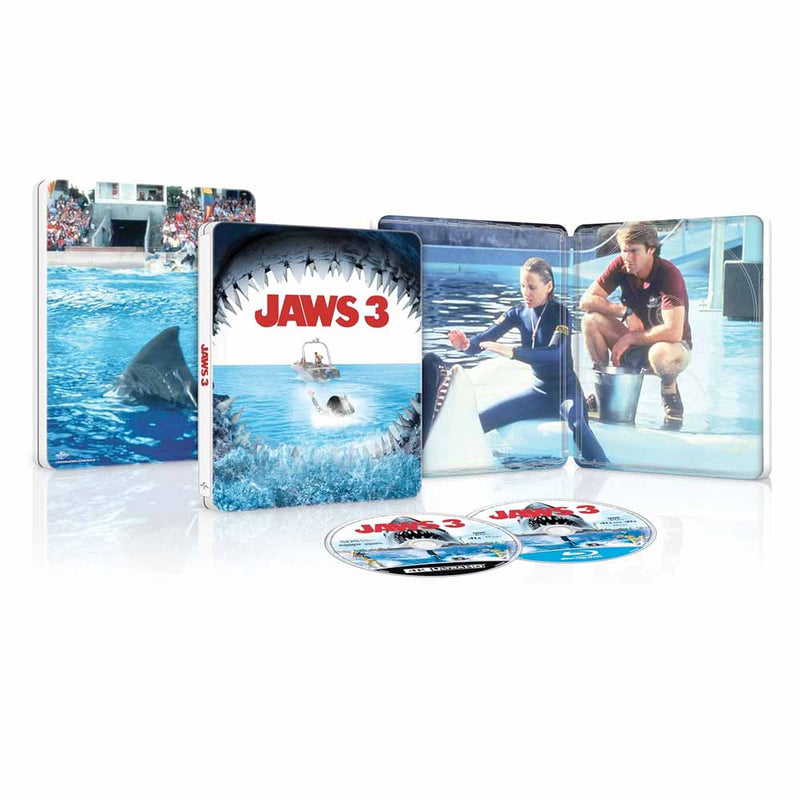 Jaws 3 Collector's Edition Steelbook 4K + Blu-Ray (UK Import)