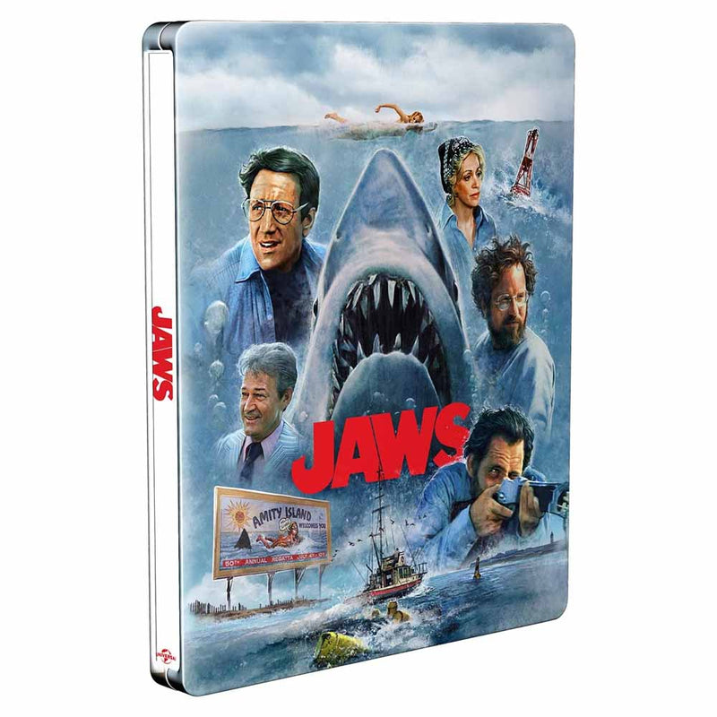 Jaws 50th Anniversary Edition Steelbook 4K UHD + Blu-Ray (UK Import)