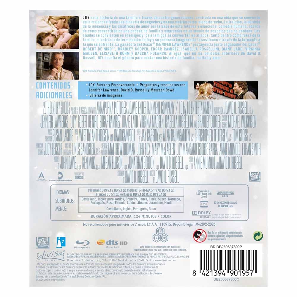 Joy Blu-Ray