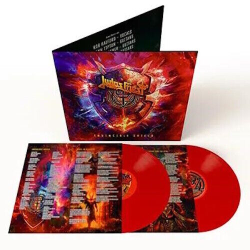 Judas Priest – Invisible Shield (Red) LP Vinilo