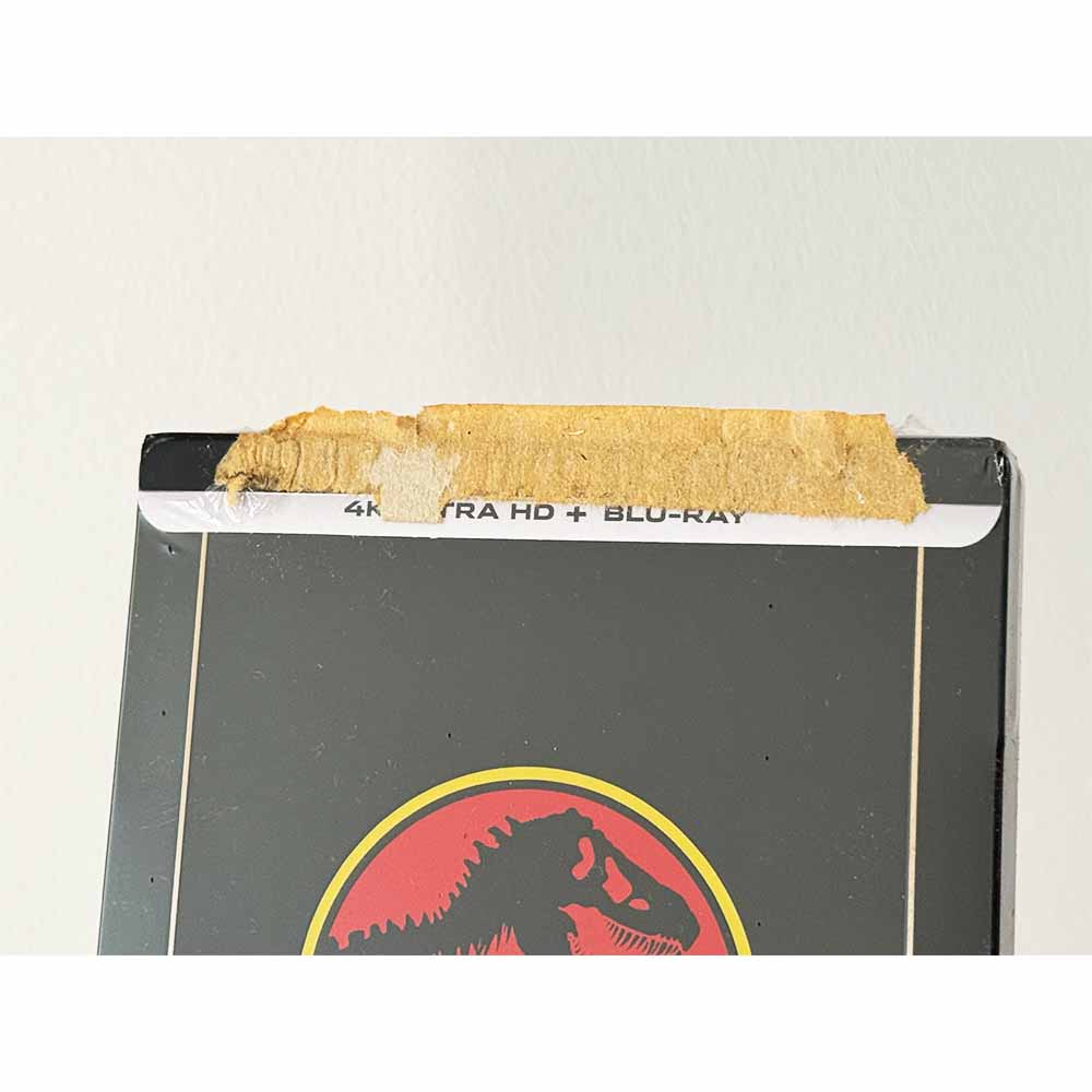Jurassic Park (Theatrical Poster Steelbook) 4K UHD + Blu-Ray (UK Import) *damaged - see photo*