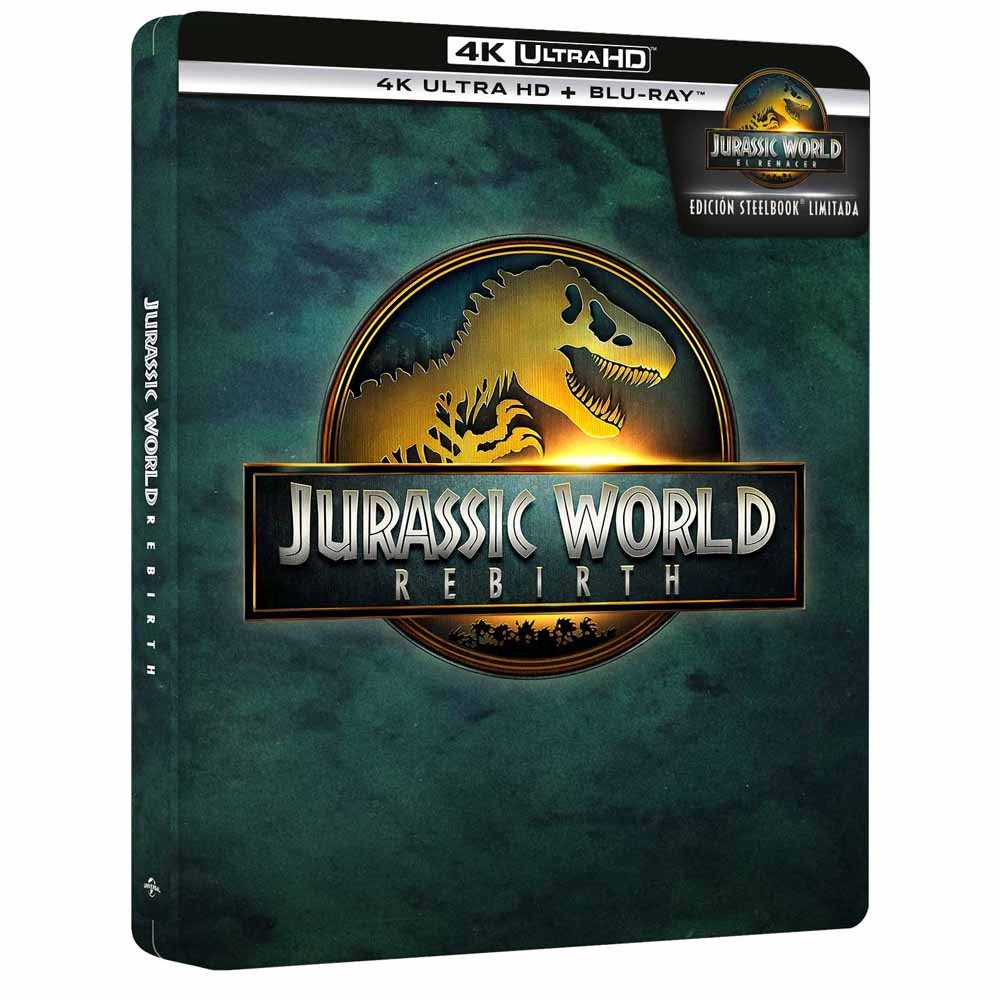 
  
  Jurassic World: El Renacer - Edición Metálica (Logo) 4K UHD + Blu-Ray
  
