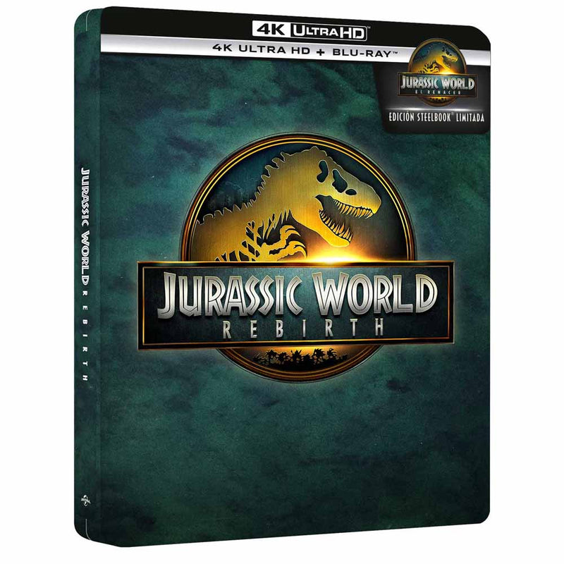 Jurassic World: El Renacer - Edición Metálica (Logo) 4K UHD + Blu-Ray