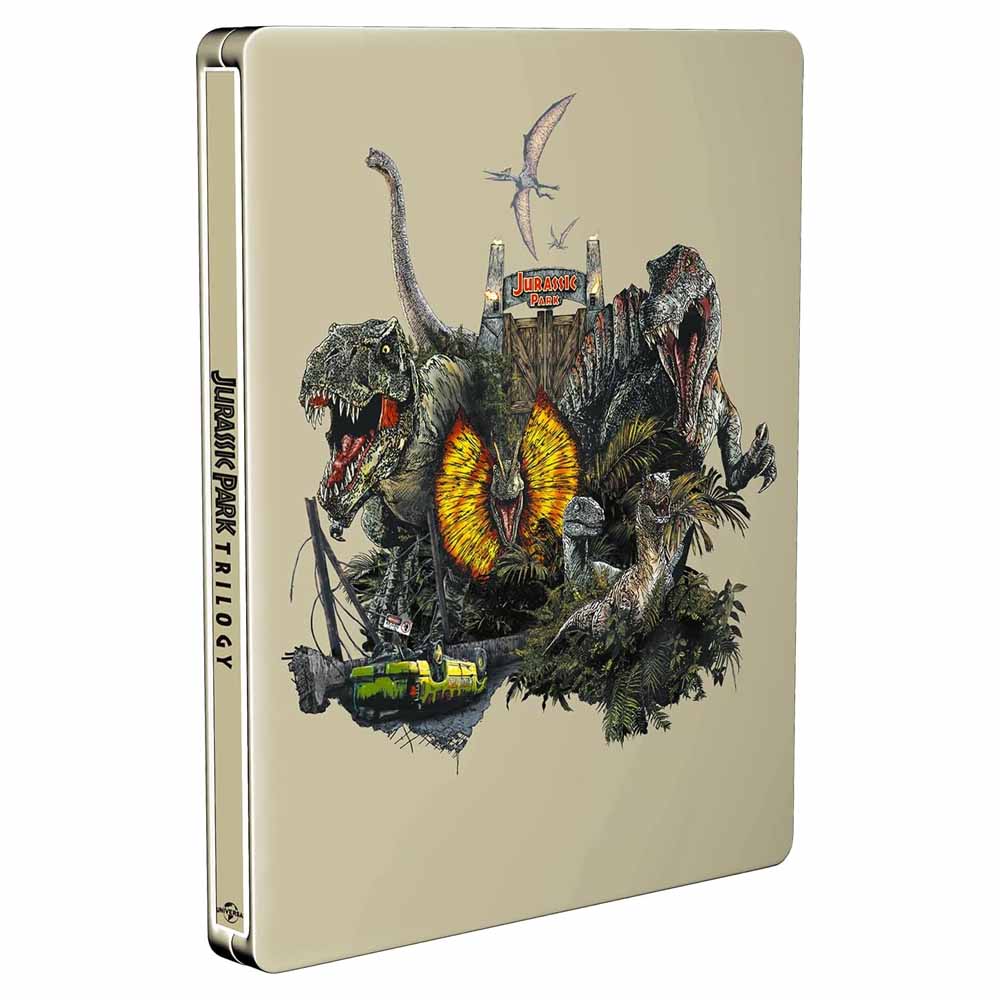 Jurassic Park Trilogy (Steelbook) 4K UHD + Blu-Ray (UK Import)