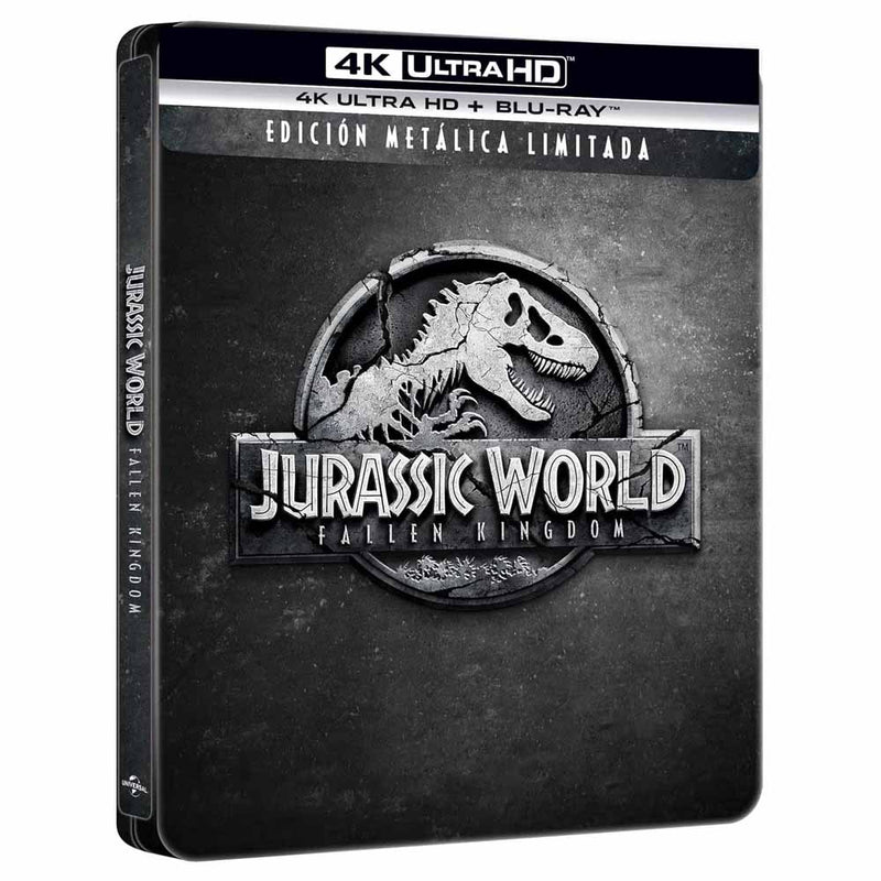 Jurassic World: El Reino Caído - Edición Metálica 4K UHD + Blu-Ray