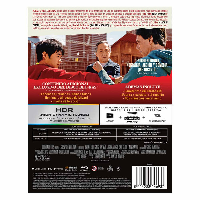 Karate Kid: Legends - Edición Metálica 4K UHD + Blu-Ray