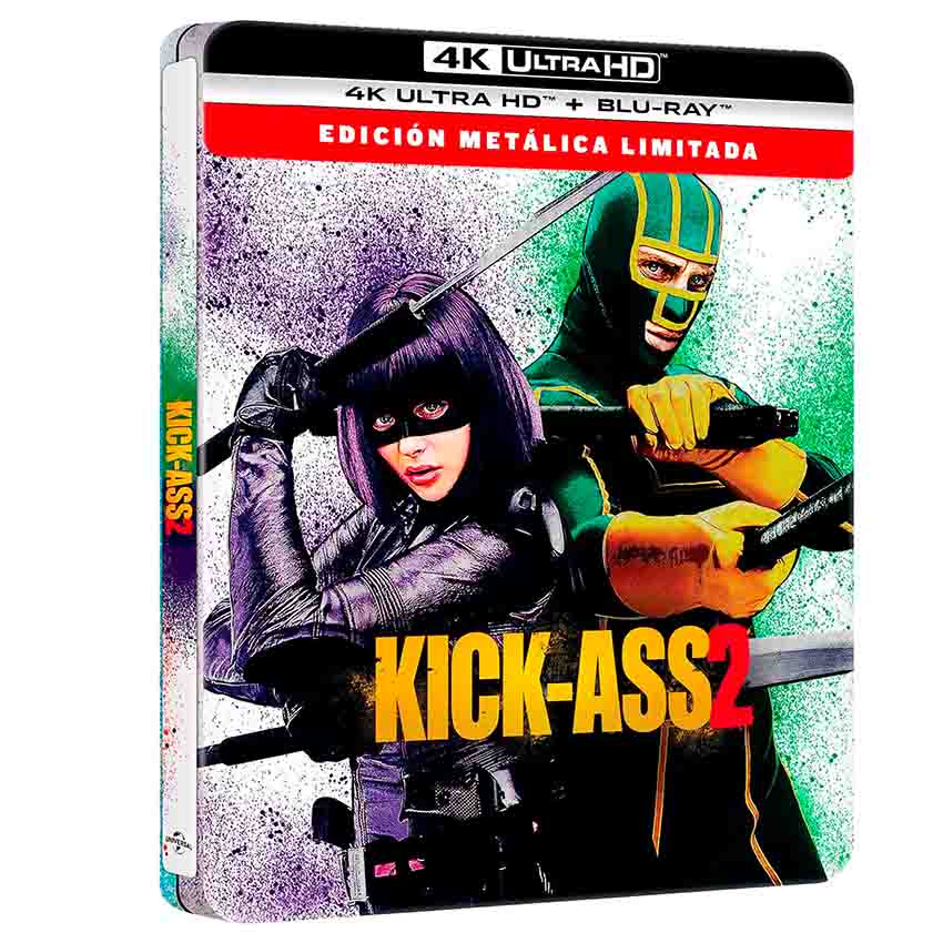 Kick-Ass 2 (Edición Metálica) 4K UHD + Blu-Ray