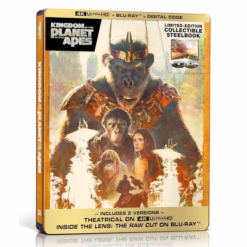 Kingdom of the Planet of the Apes Steelbook 4K UHD + Blu-Ray (US Import)