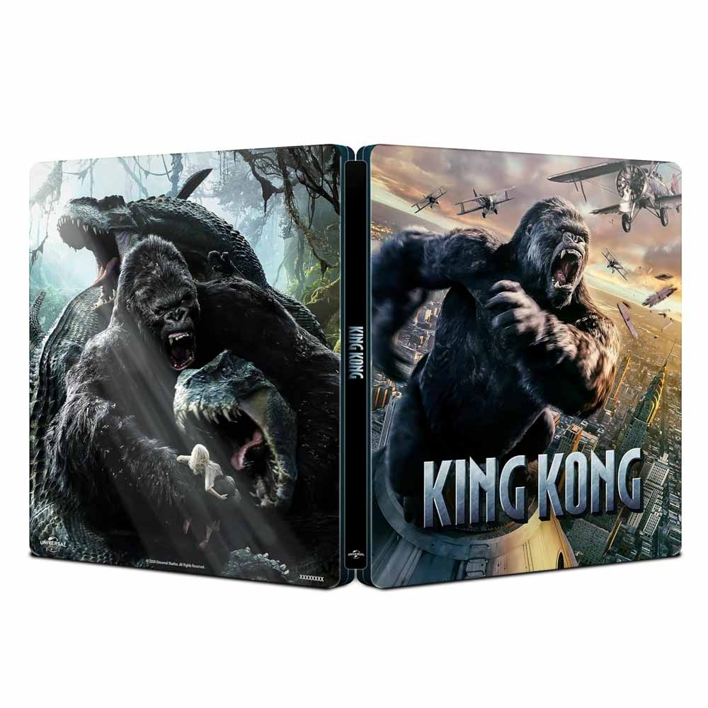 King Kong Collector's Edition Steelbook 4K + Blu-Ray (UK Import)