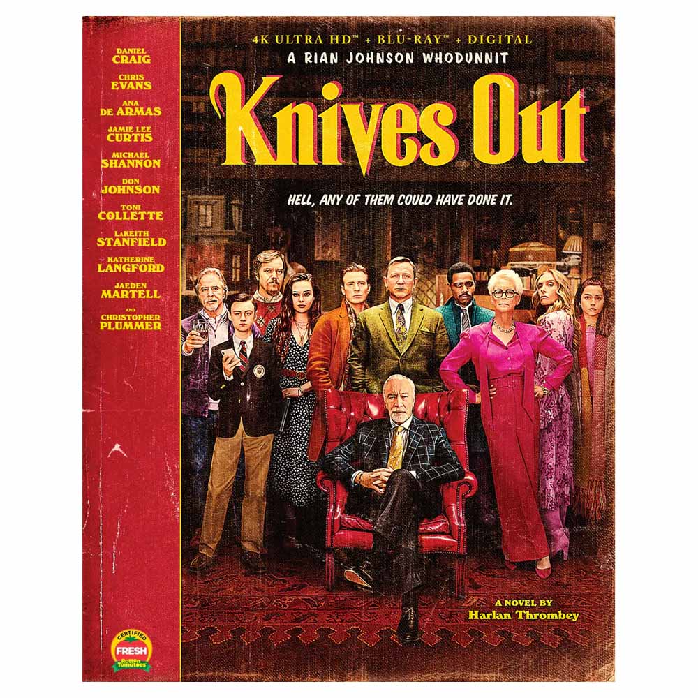 Knives Out 4K UHD + Blu-Ray Steelbook (US Import)