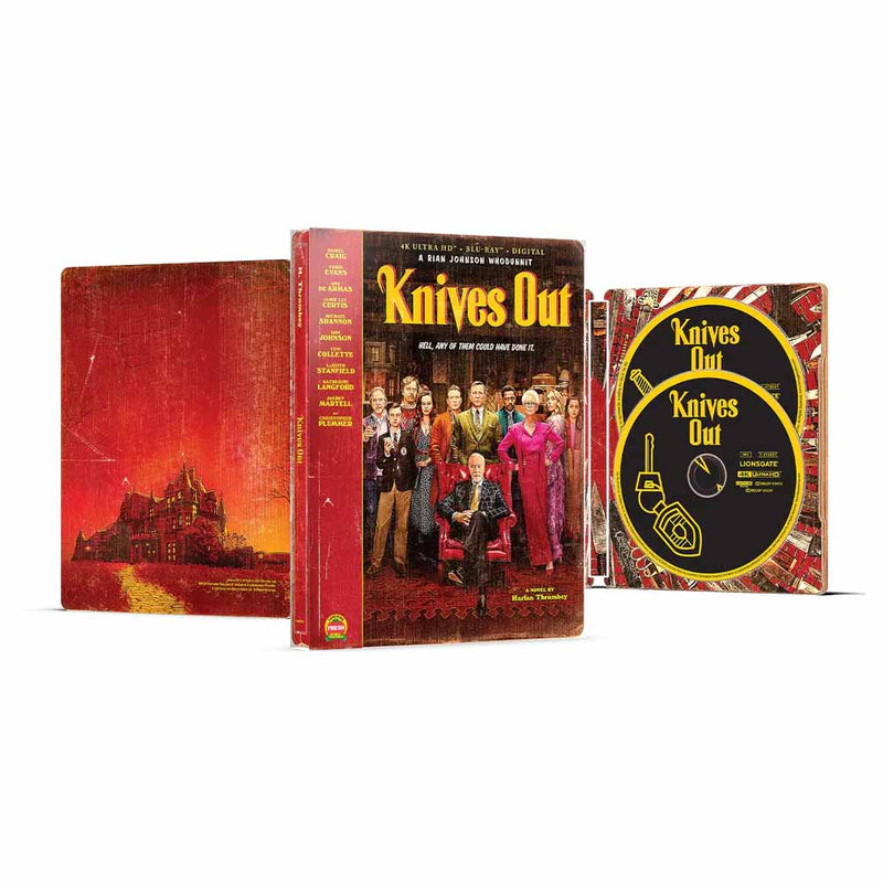 Knives Out 4K UHD + Blu-Ray Steelbook (US Import)