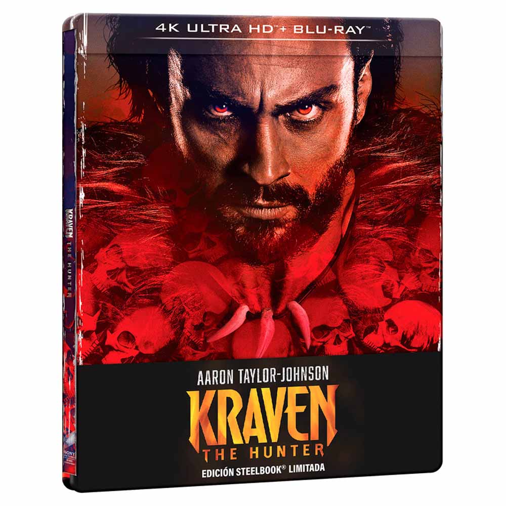 
  
  Kraven the Hunter - Edición Metálica 4K UHD + Blu-Ray
  
