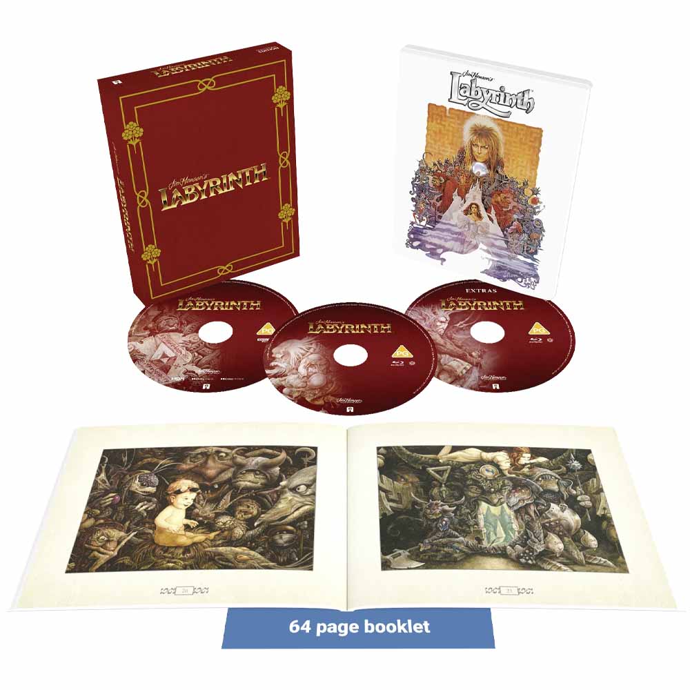 Labyrinth (Collector's Edition + Steelbook) 4K UHD + Blu-Ray (UK Import)