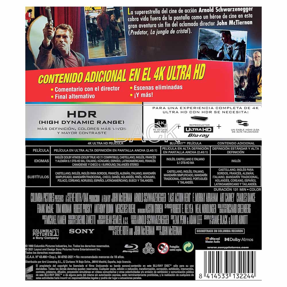 El último gran héroe 4K UHD + Blu-Ray