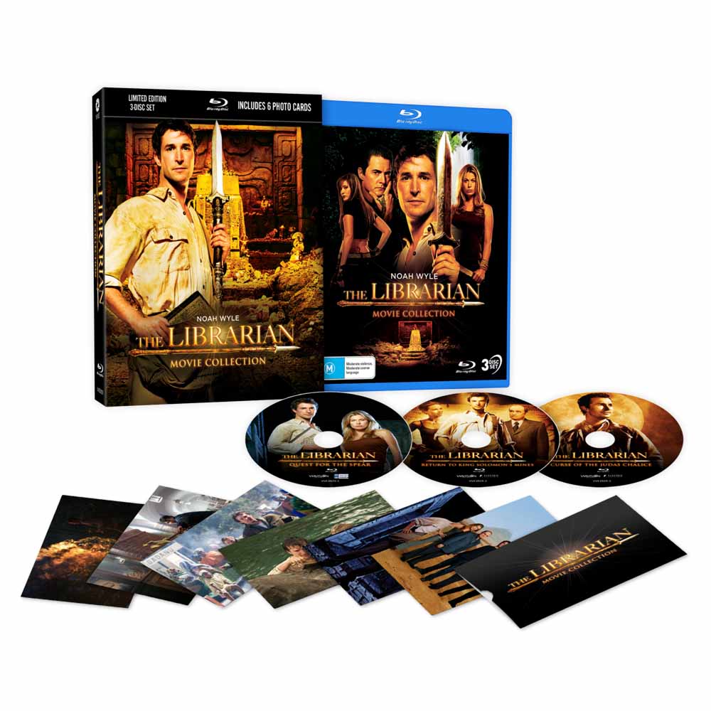 
  
  The Librarian Movie Collection (Lenticular Hardcase + Art Cards) Blu-Ray (Australia Import)
  
