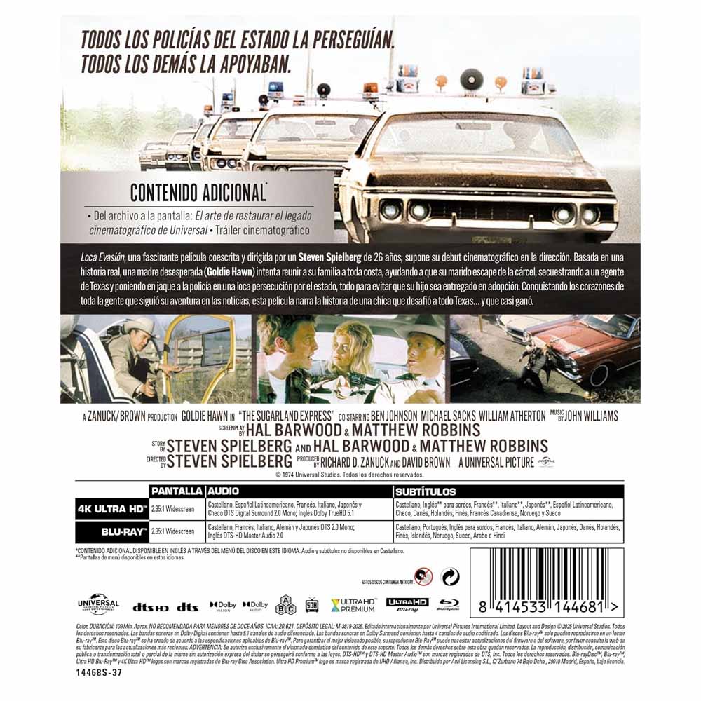Loca Evasión 4K UHD + Blu-Ray