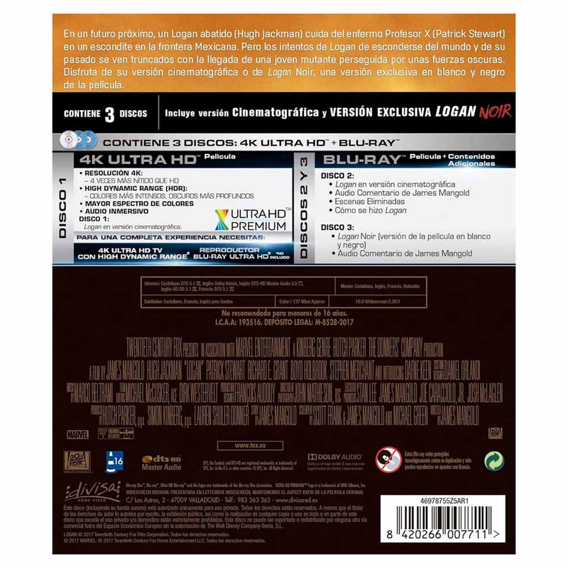 Logan 4K UHD + Blu-Ray