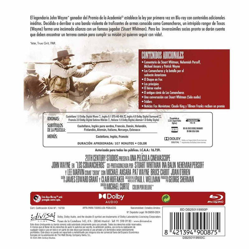 Los Comancheros - Blu-Ray