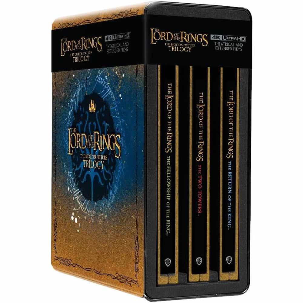 The Lord of the Rings: The Motion Picture Trilogy (Steelbook) 4K UHD Box Set (UK Import)