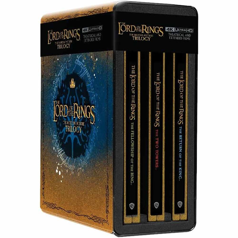 The Lord of the Rings: The Motion Picture Trilogy (Steelbook) 4K UHD Box Set (UK Import)