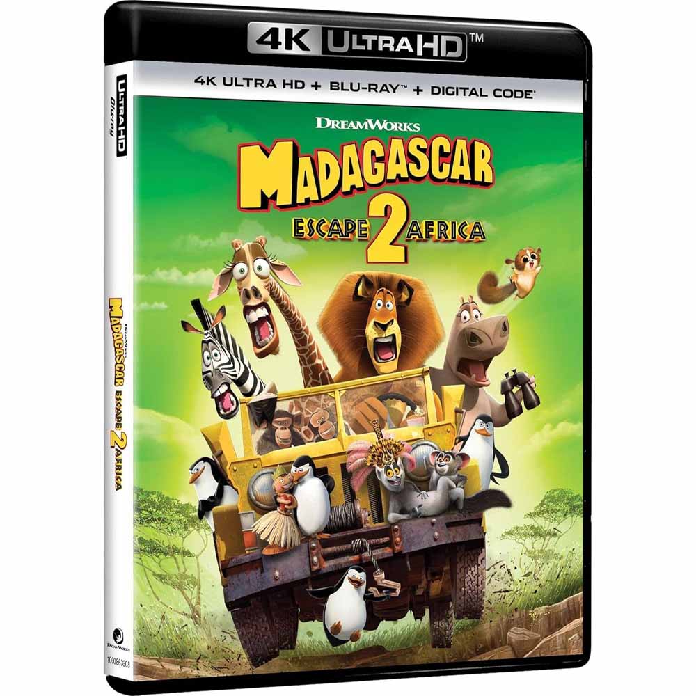 
  
  Madagascar: Escape 2 Africa (+ Slipcover) 4K UHD + Blu-Ray (US Import)
  
