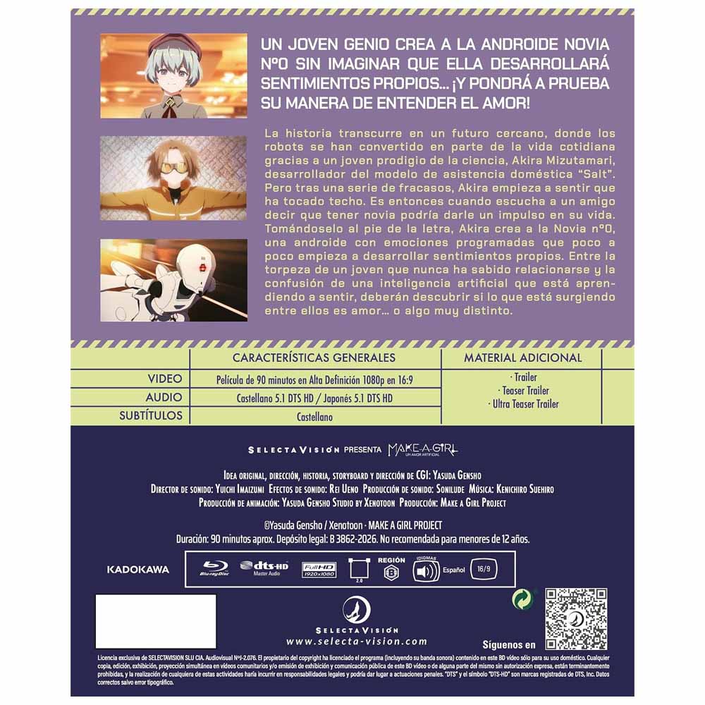 Make a Girl - Edición Coleccionista Blu-Ray