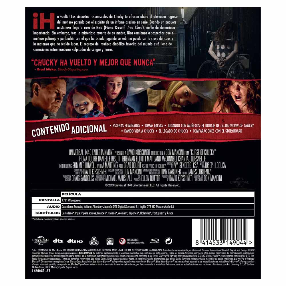 La Maldición de Chucky - Blu-Ray